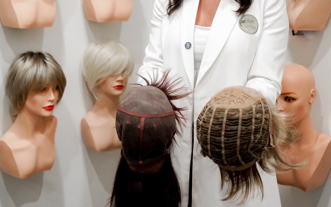 Perruques pour la perte de cheveux due au cancer